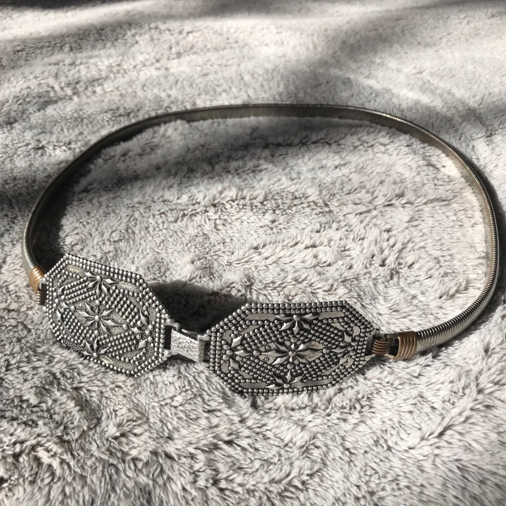 Vintage silver belt